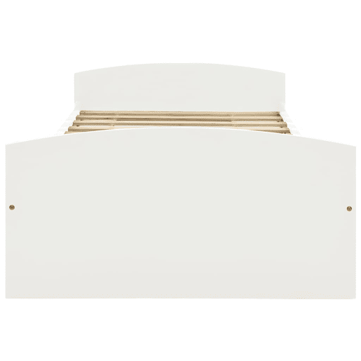 Estrutura de cama de solteiro moderno com 2 gavetas 90x200 cm pinho maciço branco Estrutura de cama de solteiro moderno com 2 gavetas 90x200 cm pinho maciço branco