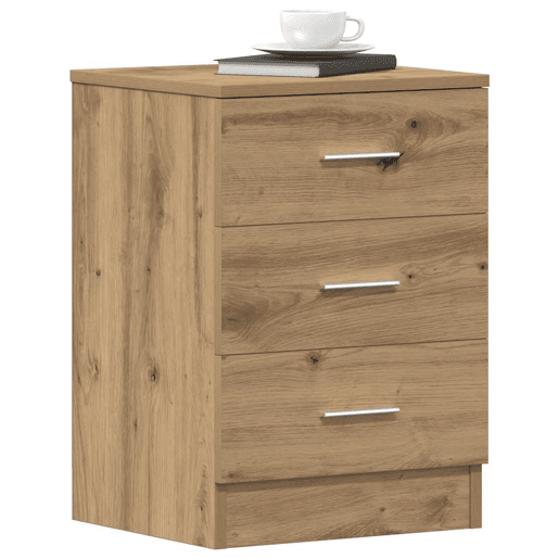 Soluna Home - Mesitas De Noche Madera Madera Clara 38 x 35 x 55 cm