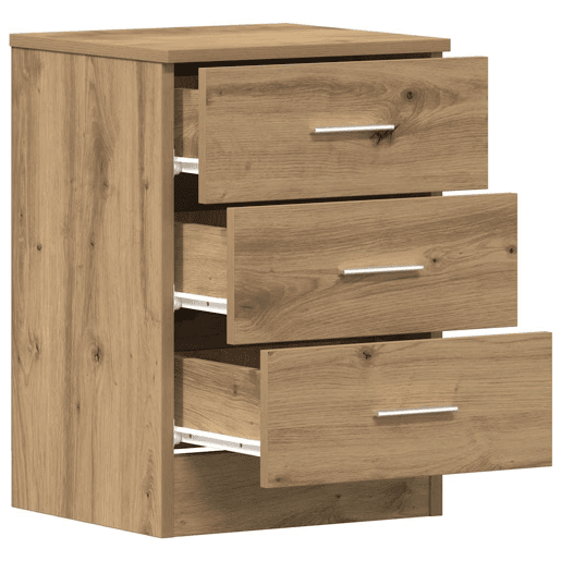 Soluna Home - Mesitas De Noche Madera Madera Clara 38 x 35 x 55 cm
