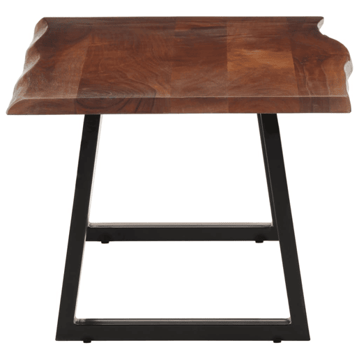 Mesa de Centro, Mesa baixa, 110x55x40 cm acácia maciça castanho-mel