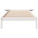 Estructura de cama individual para adultos 140x215 Estructura de cama individual para adultos 140x215 Blanco