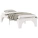 Estructura de cama individual para adultos Estructura de cama individual para adultos Blanco