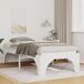 Estructura de cama individual para adultos Estructura de cama individual para adultos Blanco