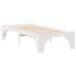 Estructura de cama individual para adultos Estructura de cama individual para adultos Blanco