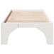 Estructura de cama individual para adultos Estructura de cama individual para adultos Blanco