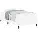 Estructura de cama individual para adultos Estructura de cama individual para adultos Blanco