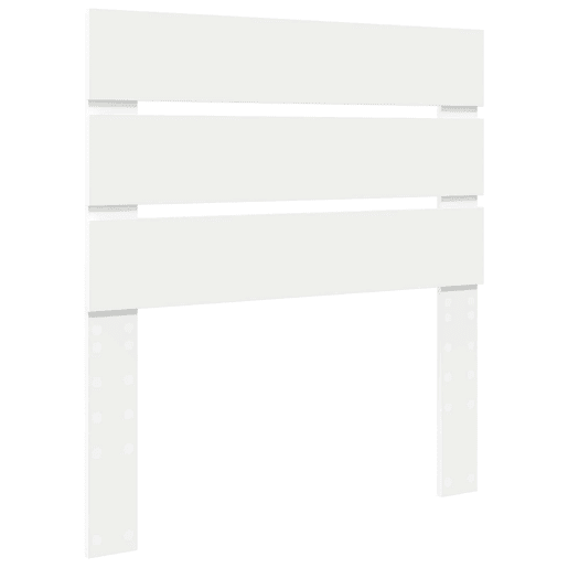 Estrutura de cama de solteiro para adultos - Branco 90 x 200 cm Madeira de Pinheiro Sólida