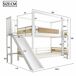 Cama alta para niños Cama alta para niños Blanco