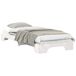 Estructura de cama individual para adultos Estructura de cama individual para adultos Blanco