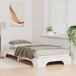 Estructura de cama individual para adultos Estructura de cama individual para adultos Blanco