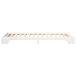Estructura de cama individual para adultos Estructura de cama individual para adultos Blanco