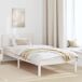 Estructura de cama individual para adultos Estructura de cama individual para adultos Blanco