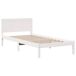 Estructura de cama individual para adultos Estructura de cama individual para adultos Blanco