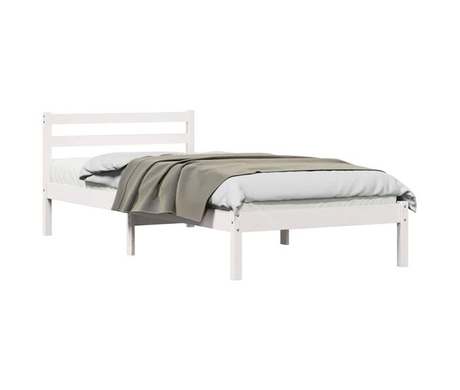 Estructura de cama con cabecera 215,5 x 105,5 x 69,5 cm
