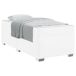 Estructura de cama individual para adultos Estructura de cama individual para adultos Blanco