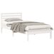 Estructura de cama individual para adultos Estructura de cama individual para adultos Blanco