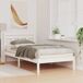 Estructura de cama individual para adultos Estructura de cama individual para adultos Blanco