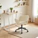 Conjunto Escritorio Plegable MDF y Silla Giratoria 360° en Pana 80x61 Conjunto Escritorio Plegable MDF y Silla Giratoria 360° en Pana 80x61 Beige