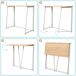 Conjunto Escritorio Plegable MDF y Silla Giratoria 360° en Pana 80x61 Conjunto Escritorio Plegable MDF y Silla Giratoria 360° en Pana 80x61 Beige