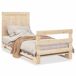 Estructura de cama individual para adultos Estructura de cama individual para adultos Natural