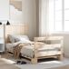 Estructura de cama individual para adultos Estructura de cama individual para adultos Natural