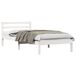 Estructura de cama individual Estructura de cama individual Blanco