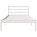 Estructura de cama individual Estructura de cama individual Blanco