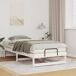 Estructura de cama individual para adultos Estructura de cama individual para adultos Blanco