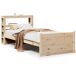 Estructura de cama individual para adultos Estructura de cama individual para adultos Marrón