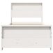 Estructura de cama individual para adultos Estructura de cama individual para adultos Blanco