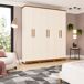 Armario Vestidor 6 Puertas Crisol 195 Armario Vestidor 6 Puertas Crisol 195 Beige