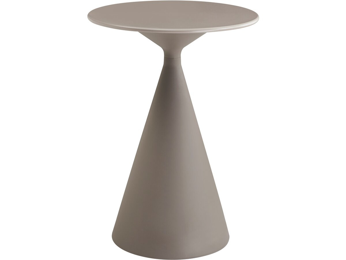 Mesa alta de jardín estilo bistró de 80 cm <> - gris topo
