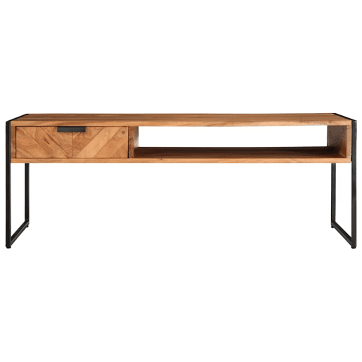 Mesa de Centro, Mesa baixa, 110x55x40 cm madeira de acácia maciça