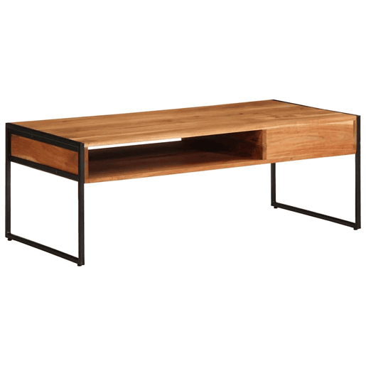 Mesa de Centro, Mesa baixa, 110x55x40 cm madeira de acácia maciça