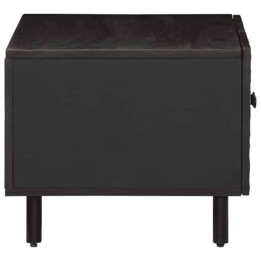 Mesa de Centro, Mesa baixa, 80x50x40 cm madeira de mangueira maciça preto Mesa de Centro, Mesa baixa, 80x50x40 cm madeira de mangueira maciça preto