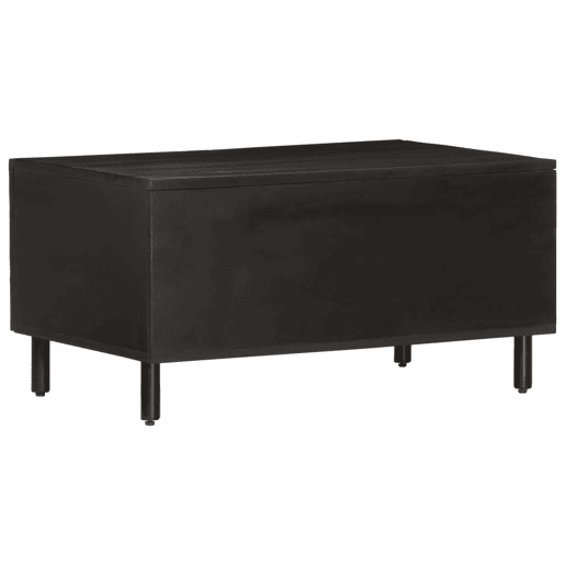 Mesa de Centro, Mesa baixa, 80x50x40 cm madeira de mangueira maciça preto Mesa de Centro, Mesa baixa, 80x50x40 cm madeira de mangueira maciça preto