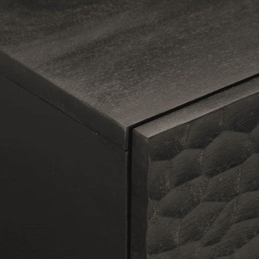 Mesa de Centro, Mesa baixa, 80x50x40 cm madeira de mangueira maciça preto Mesa de Centro, Mesa baixa, 80x50x40 cm madeira de mangueira maciça preto