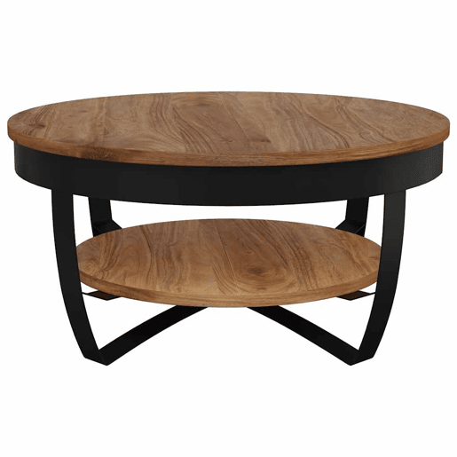 Mesa de Centro, Mesa baixa, 65x65x32 cm madeira de acácia maciça