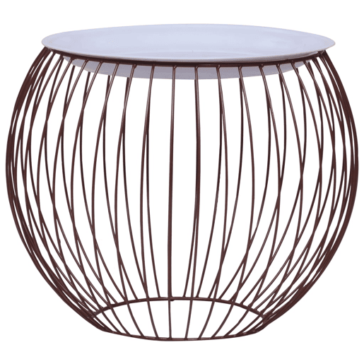 Mesa de Centro, Mesa baixa, Ø 41 cm dourado Mesa de Centro, Mesa baixa, Ø 41 cm dourado