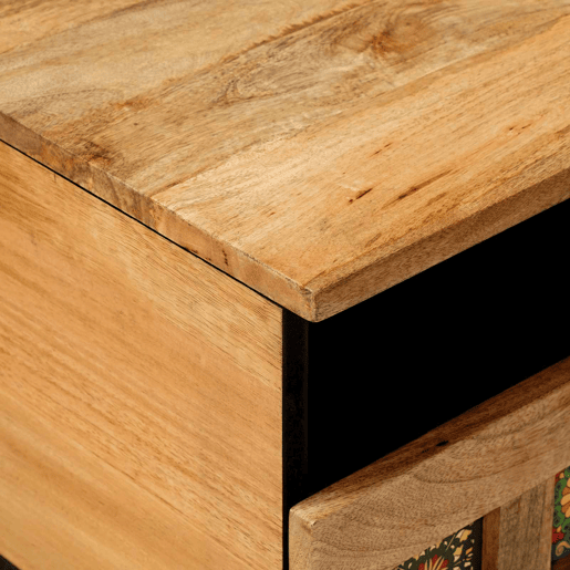 Mesa de Centro, Mesa baixa, Natural 80 x 54 x 40 cm Madeira de manga maciça Mesa de Centro, Mesa baixa, Natural 80 x 54 x 40 cm Madeira de manga maciça