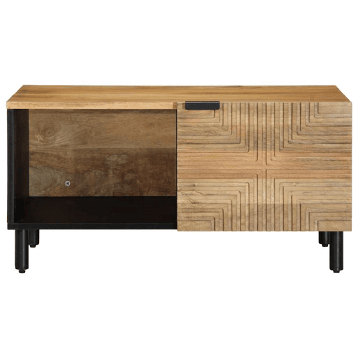 Mesa de Centro, Mesa baixa, castanho 80x50x40 cm madeira de mangueira maciça