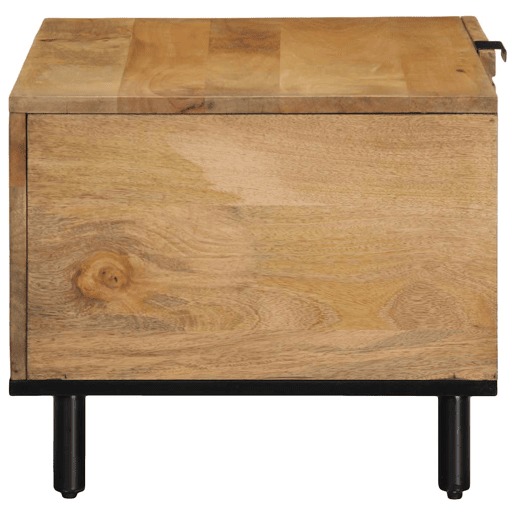 Mesa de Centro, Mesa baixa, castanho 80x50x40 cm madeira de mangueira maciça
