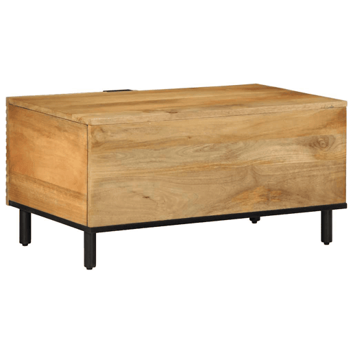 Mesa de Centro, Mesa baixa, castanho 80x50x40 cm madeira de mangueira maciça