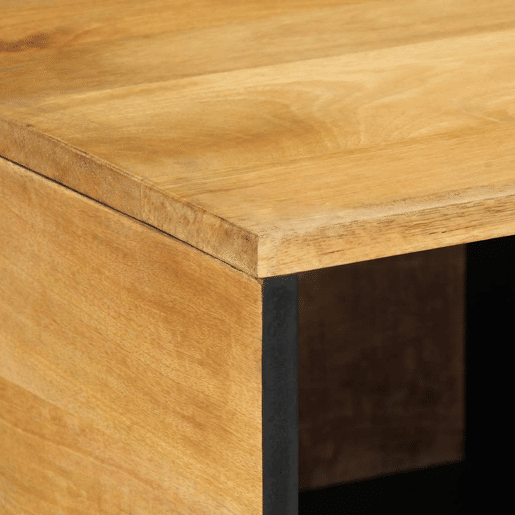 Mesa de Centro, Mesa baixa, castanho 80x50x40 cm madeira de mangueira maciça