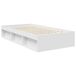 Estructura de cama individual para adultos Estructura de cama individual para adultos Blanco