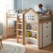 Cama alta para niños Cama alta para niños Natural/ Blanco
