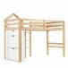 Cama alta para niños Cama alta para niños Natural/ Blanco
