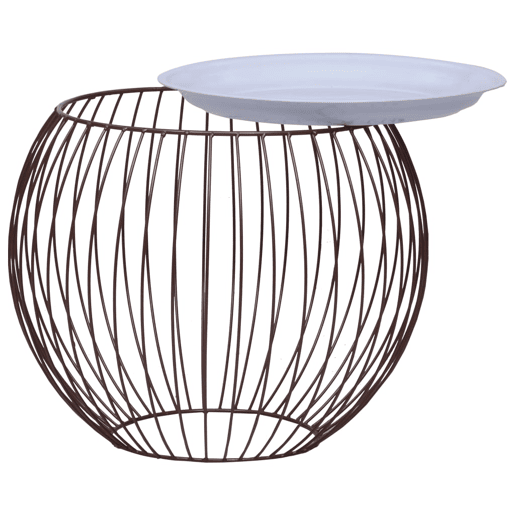 Mesa de Centro, Mesa baixa, dourada Ø 51 cm Mesa de Centro, Mesa baixa, dourada Ø 51 cm