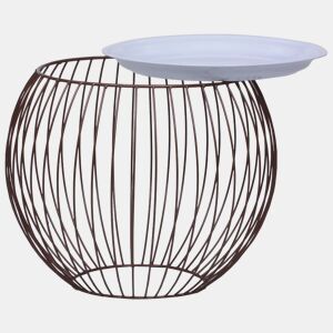 Mesa de Centro, Mesa baixa, dourada Ø 51 cm