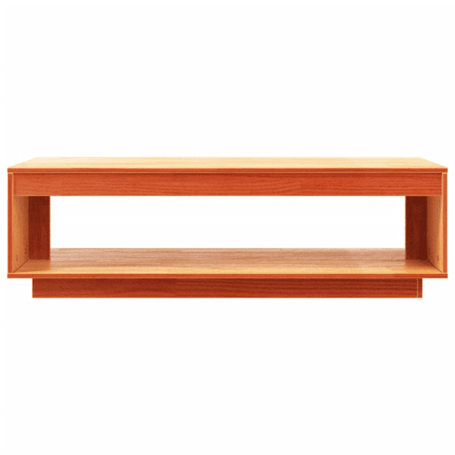 Mesa de Centro, Mesa baixa, 110x50x33,5 cm pinho maciço castanho mel Mesa de Centro, Mesa baixa, 110x50x33,5 cm pinho maciço castanho mel